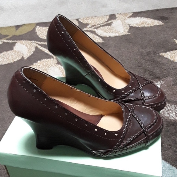 Brown  Wedge heels - Picture 3 of 5